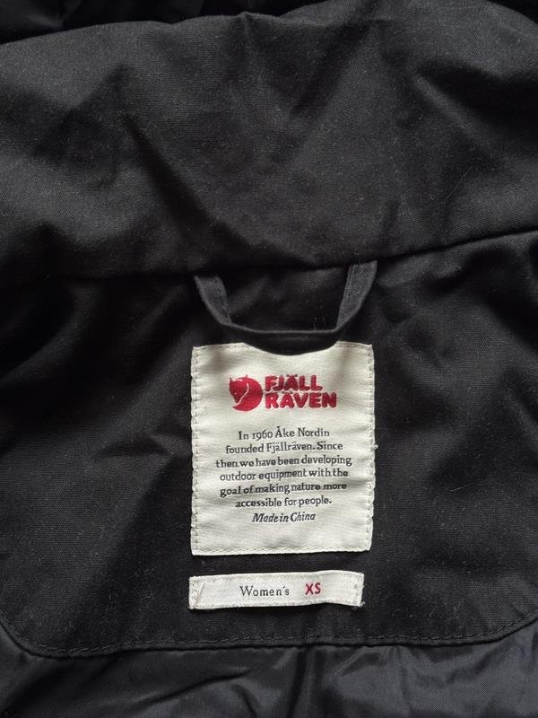 Women Fjallraven jacket black 34 / XS / 42 #406L