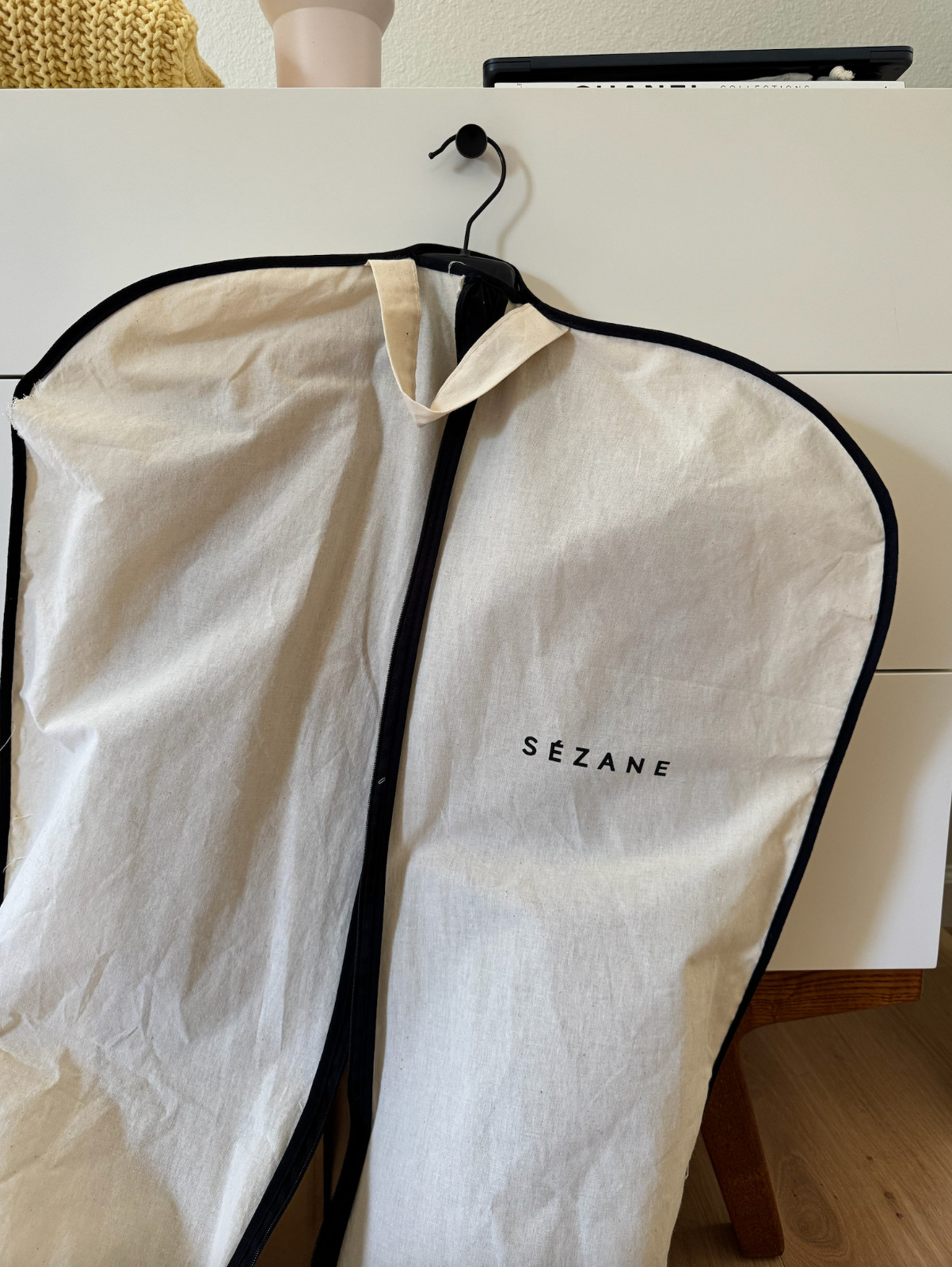 Sezane Oprah Trench Coat Size 34 in good condition with original dust cover
