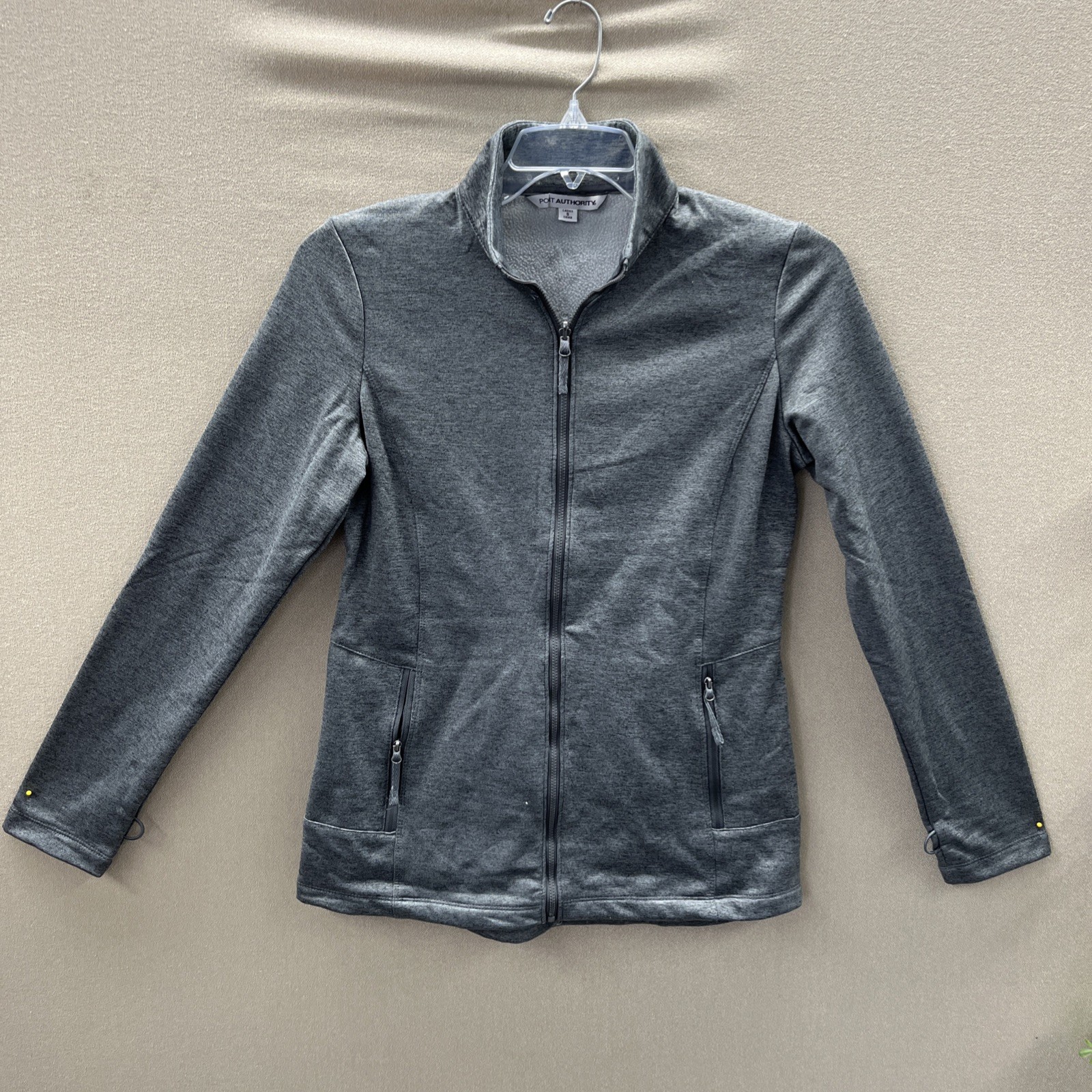 Port Authority Stretch Full-Zip Jacket Sz S Gray