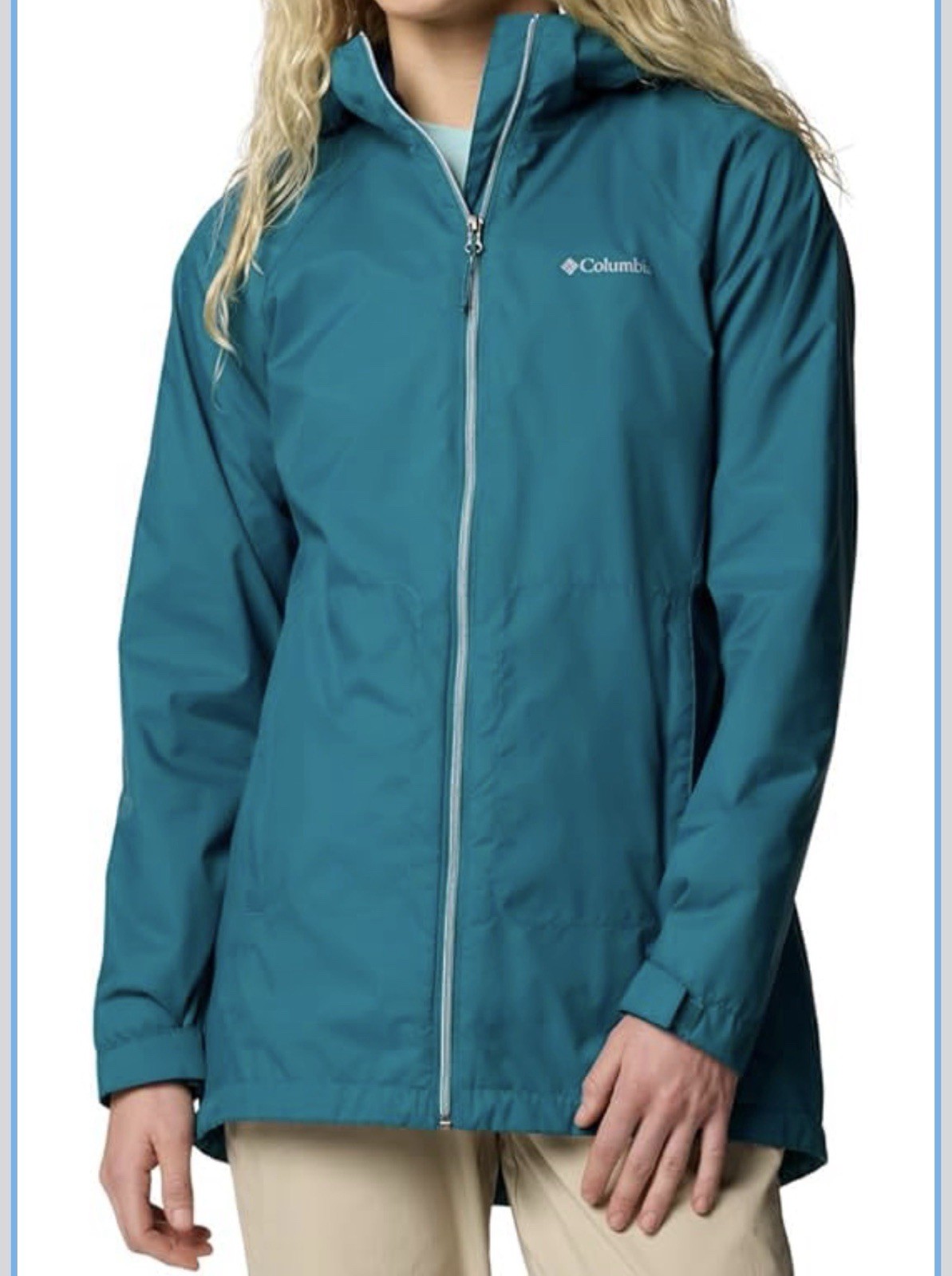 Columbia Women’s Switchback II Lined Long Jacket, River Blue, X-Large
