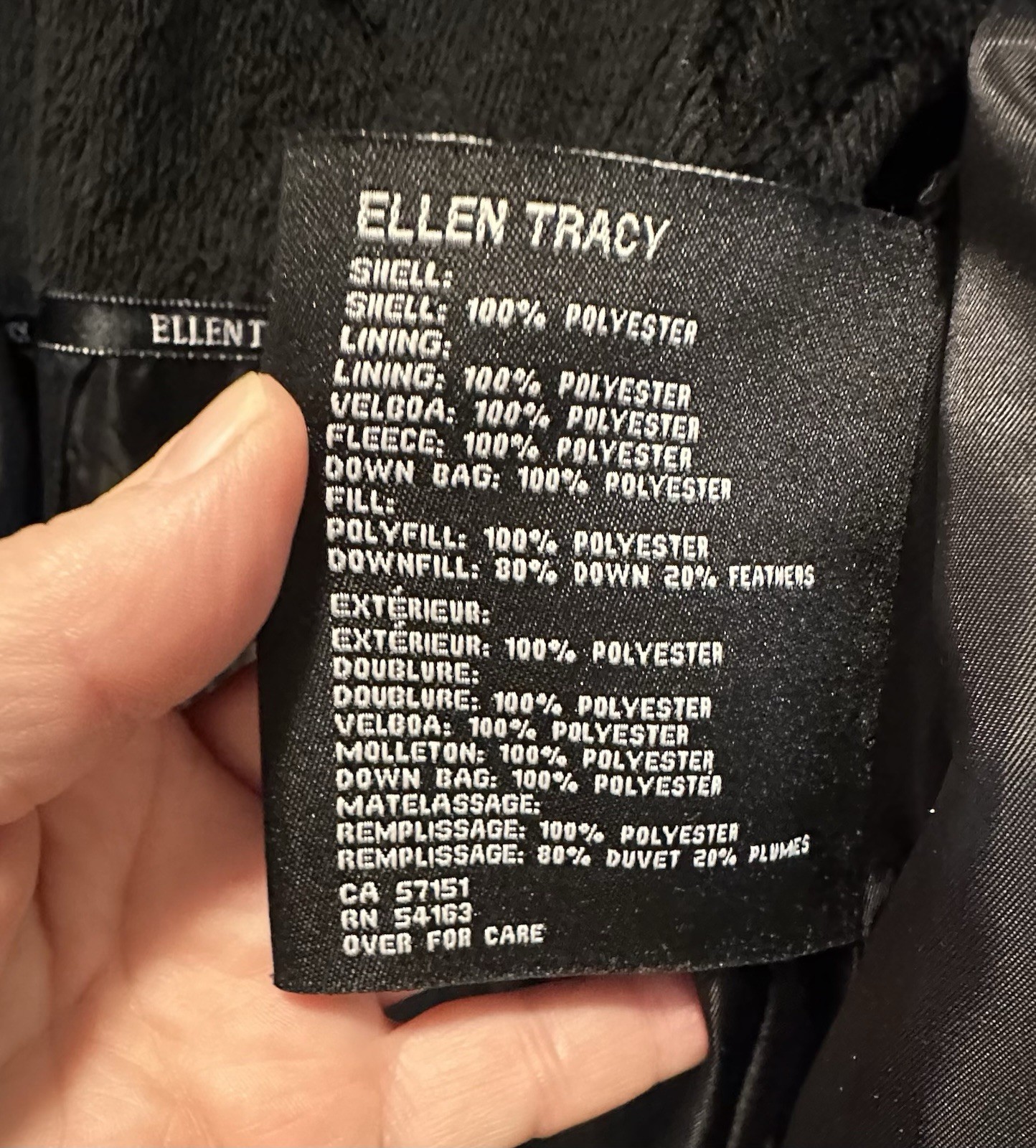 Ellen Tracey Puffer Mid-Length Belted Hooded Jacket With Gold Accents