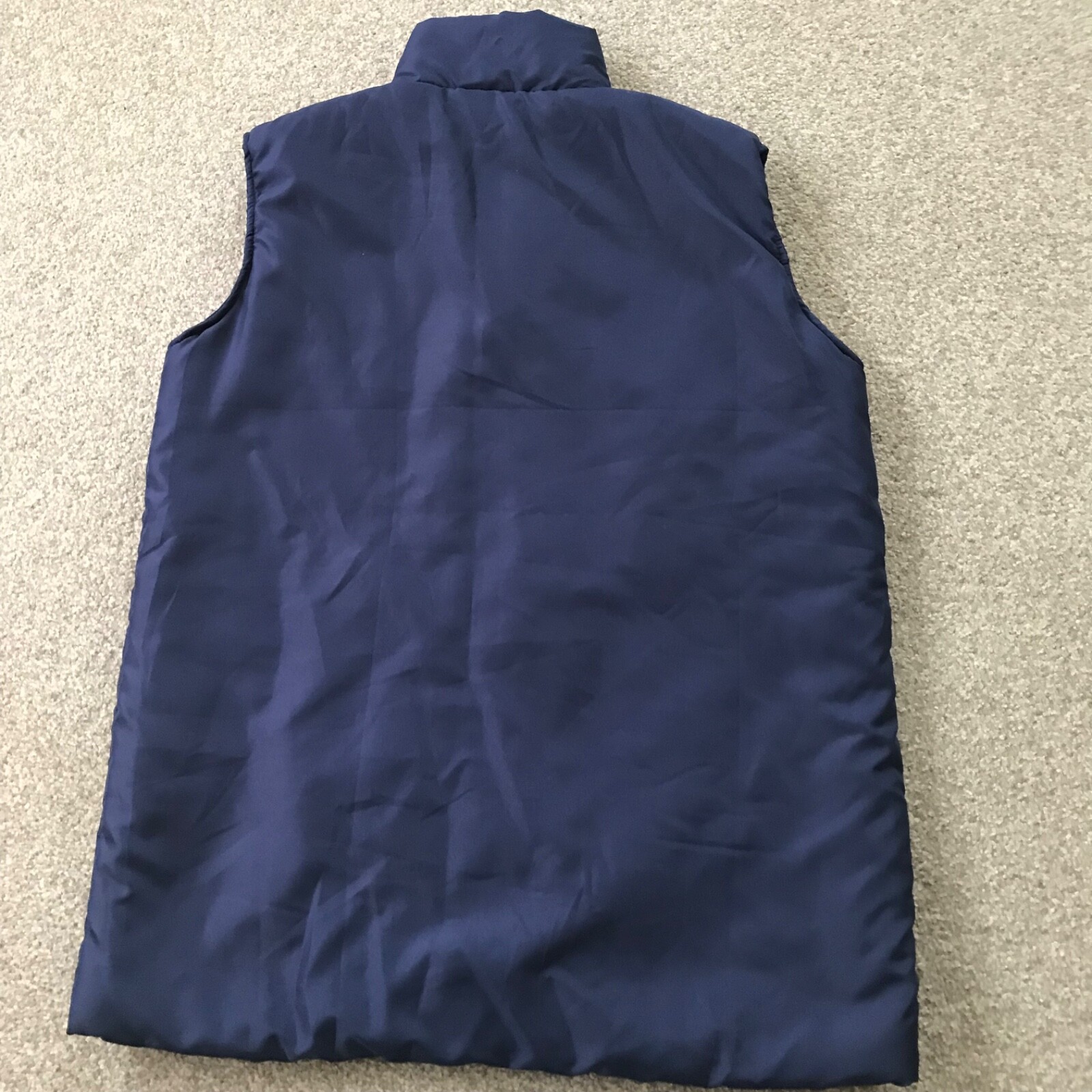Anne De LANCAY ladies gilet padded Light Weight blue uk Small Uk 10 – 12