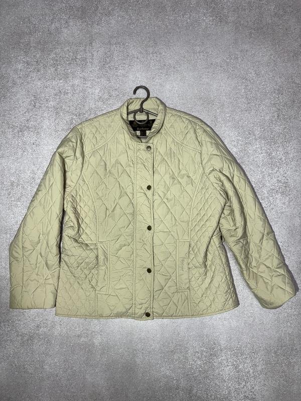 Women Barbour Jacket Beige L #5Q0U
