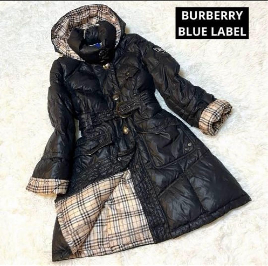 BURBERRY BLUE LABEL Black Down Jacket