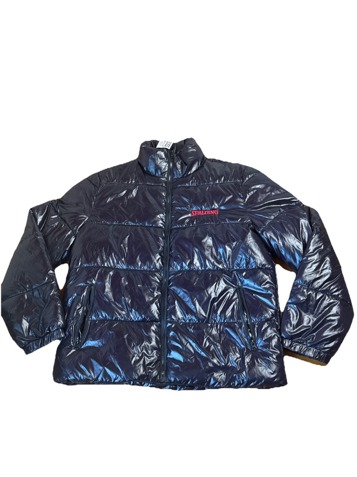 Spalding Bubble Coat Size Large Black