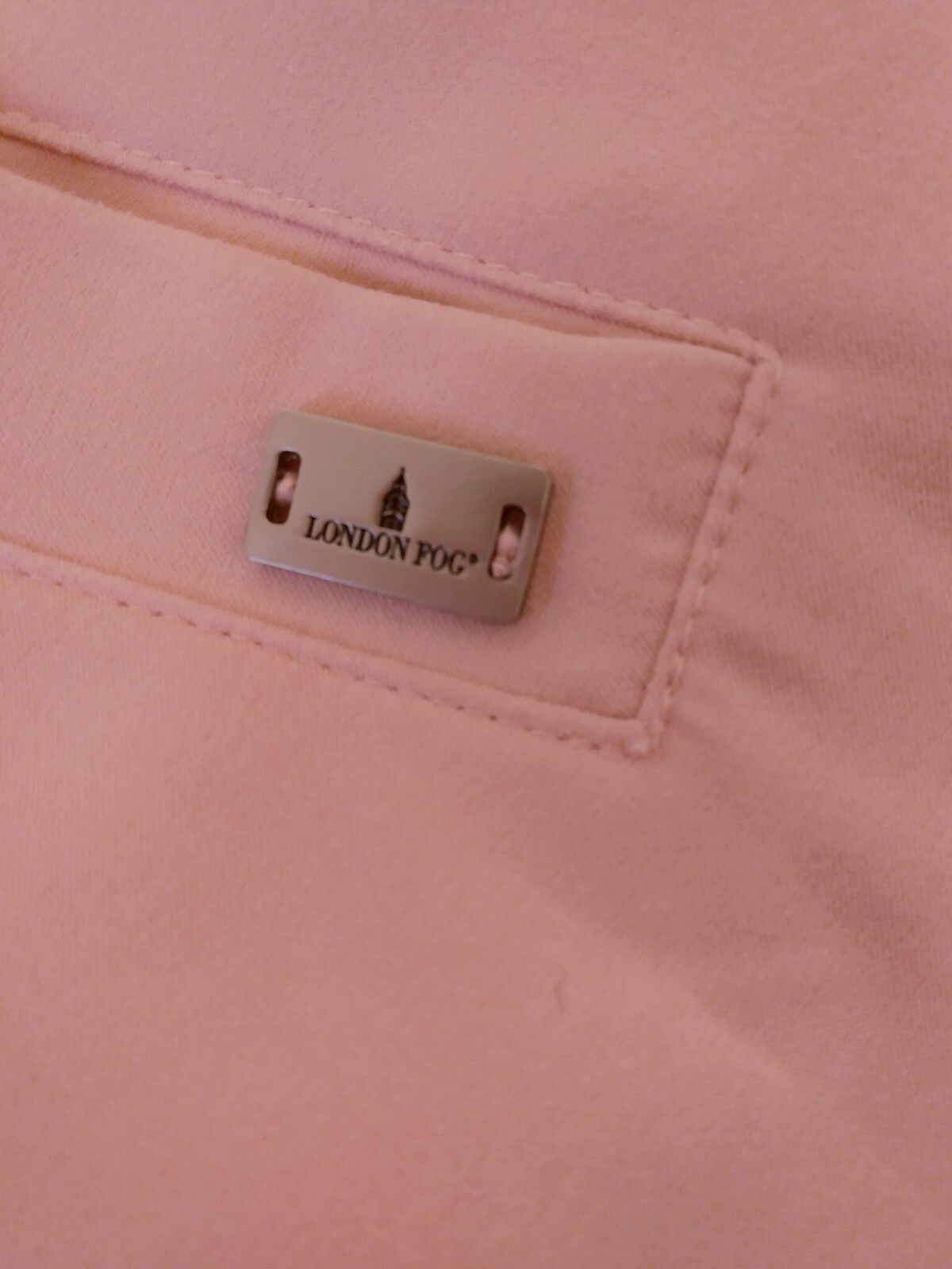 London Fog Women’s Pink Hidden Button Pockets Lined Shacket Jacket size L