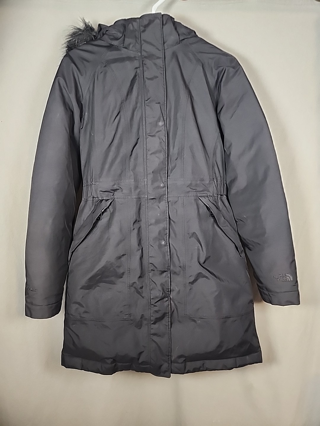 The North Face Arctic Parka Womens S Black 550 Down Waterproof Winter Coat