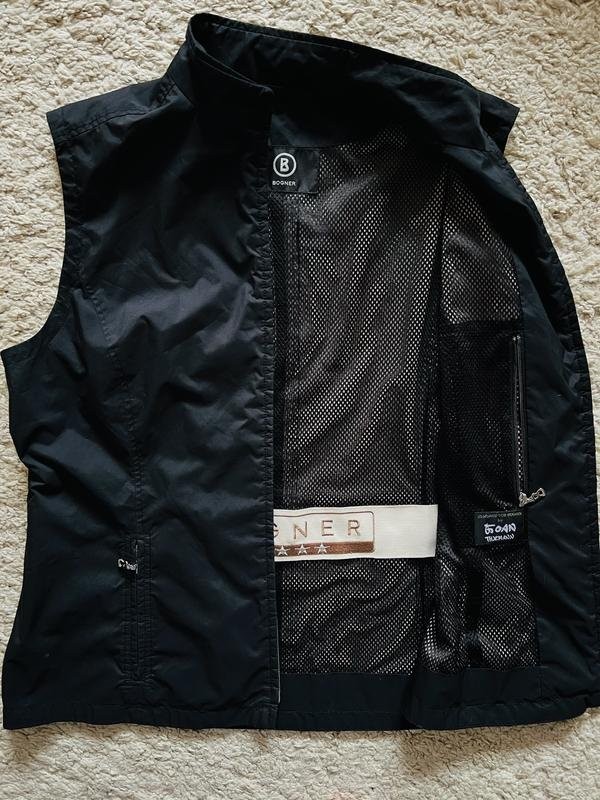Women Bogner Vest Black Polyester 38 / M / 46 #64LQ