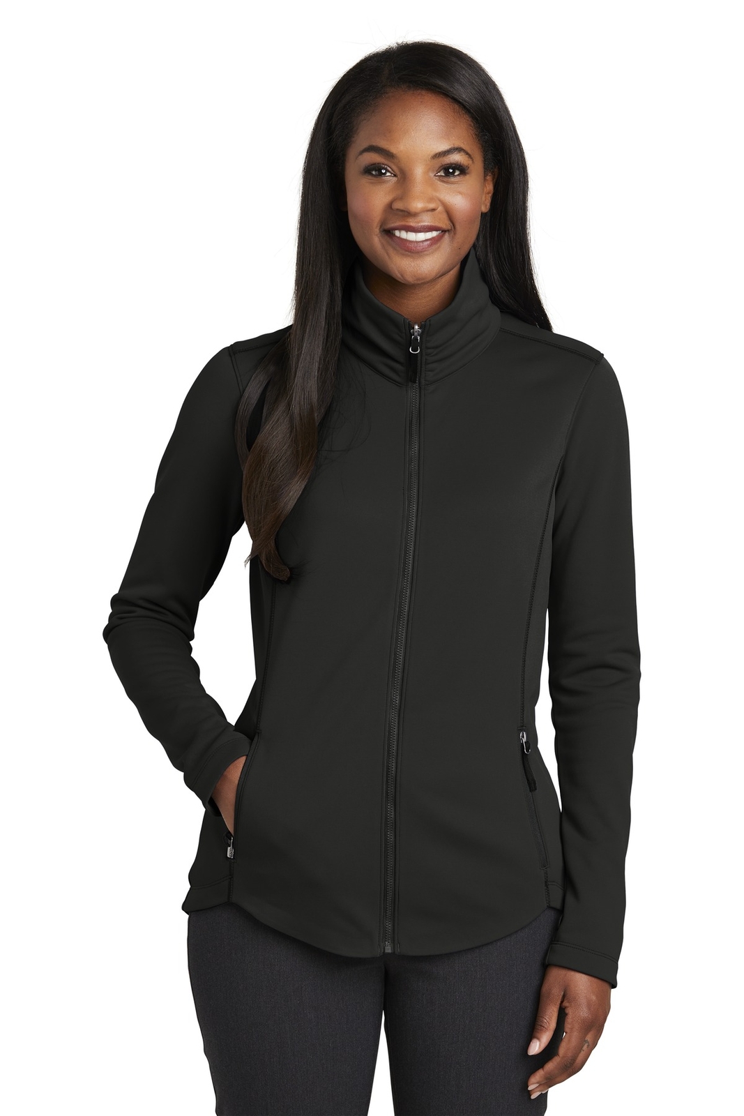 Port Authority Womens Long Sleeve Collective Smooth Fleece Stylish Jacket L904