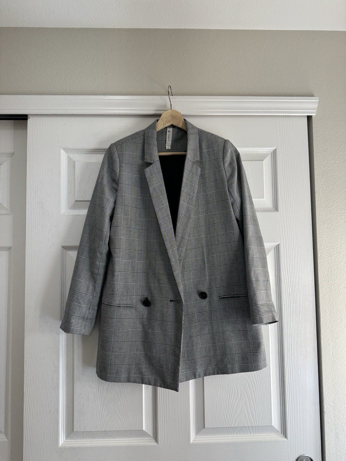 Checkered Blazer