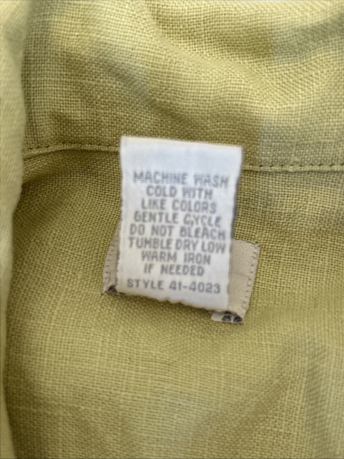 J. JILL Womens Jacket 100% Linen Button Down Chartreuse Green Pockets Size XS