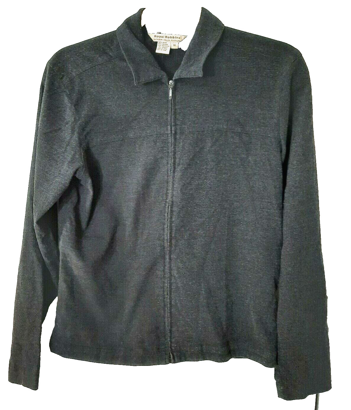 Light Fleece Jacket Hiking Shirt Med Dries Fast Full Zip Women’s Royal Robbins