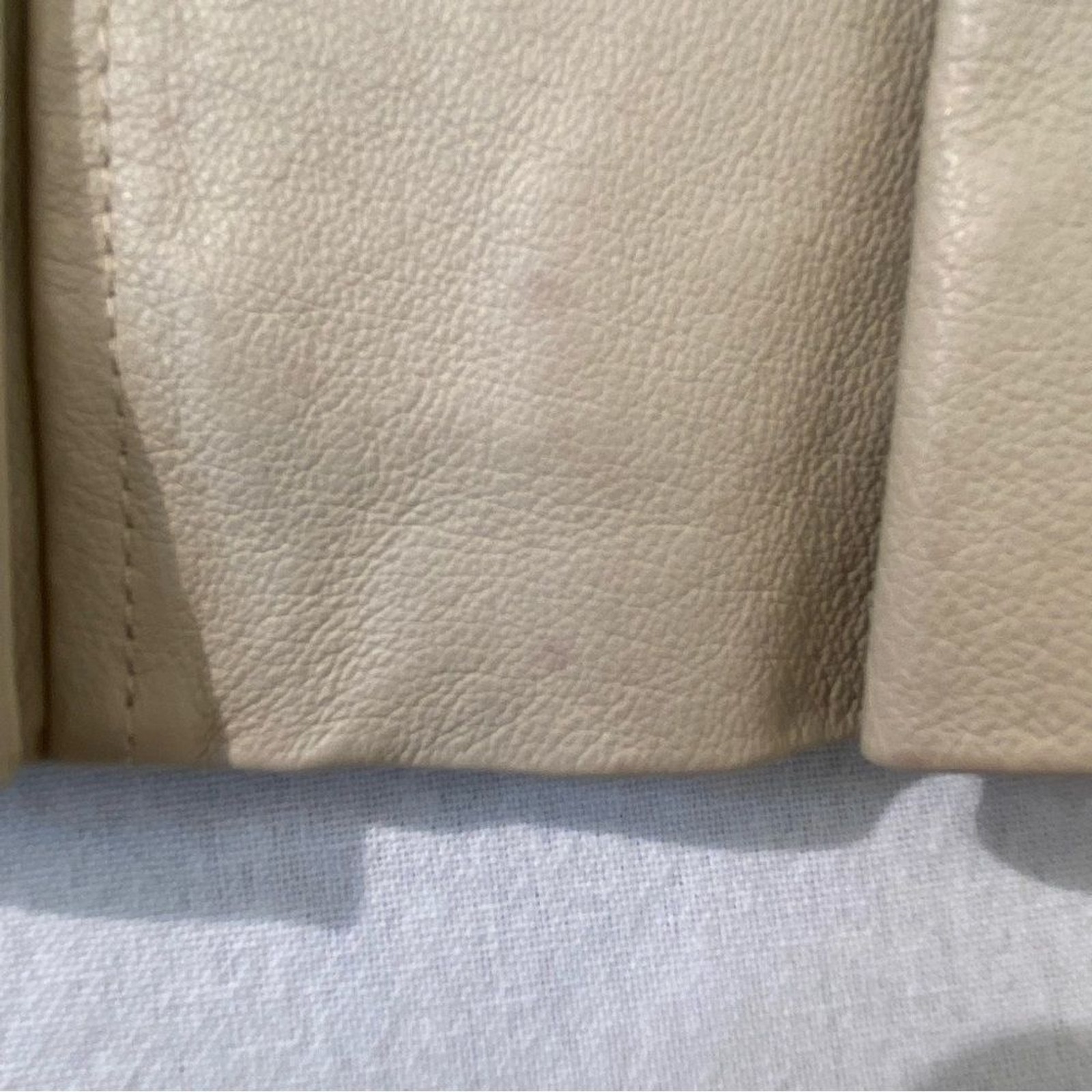 BB Dakota Steve Madden Cream Leather Jacket Minimalist Moto Size S
