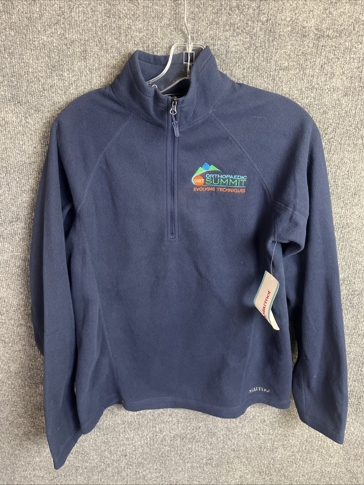 Marmot Rocklin Women’s Fleece Jacket w/Company Logo – Blue – Size Medium NWT $70