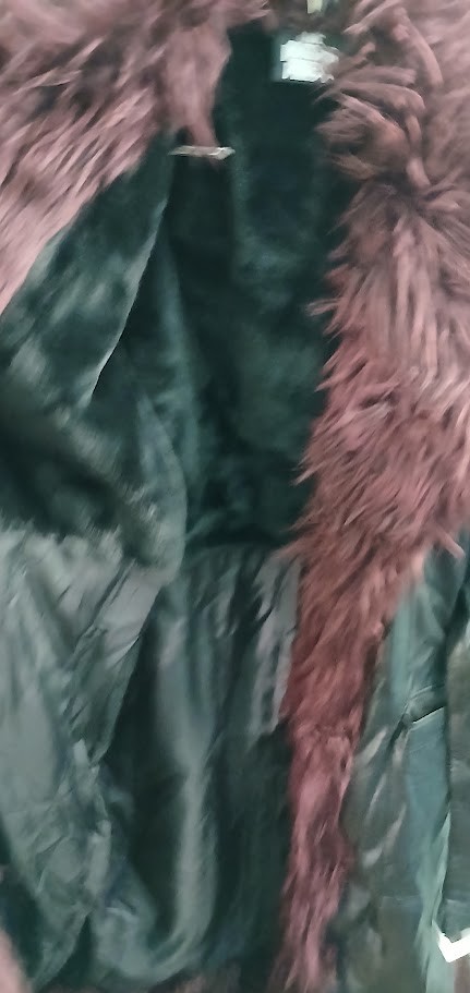 Faux Leather Trench Coat The Ragged Priest Limited Edition Y2K Faux Fur Trim