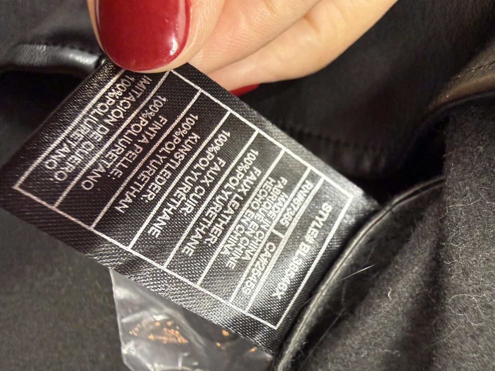 BB Dakota Steve Madden Coat Womens Large Black Faux Leather Shirt Jacket