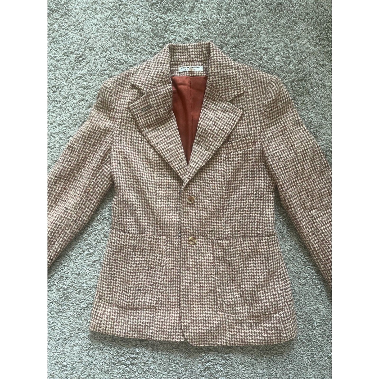 Women’s vintage tweed Wool blazer, size 7 Uruguay