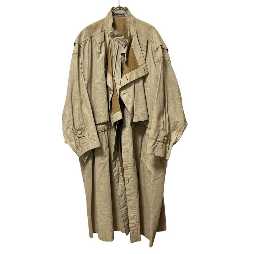 USED EXTREMELY RARE, MUSEUM-QUALITY 80S ISSEY MIYAKE DESIGNED COAT (SQUID COAT