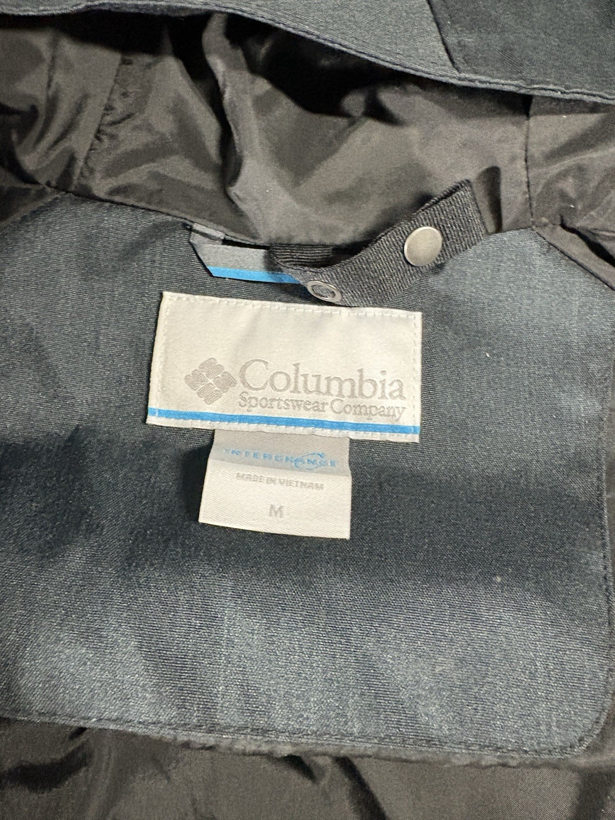 Columbia Nordic Point Interchange Jacket Womens M Black Hooded Omni Heat NEW
