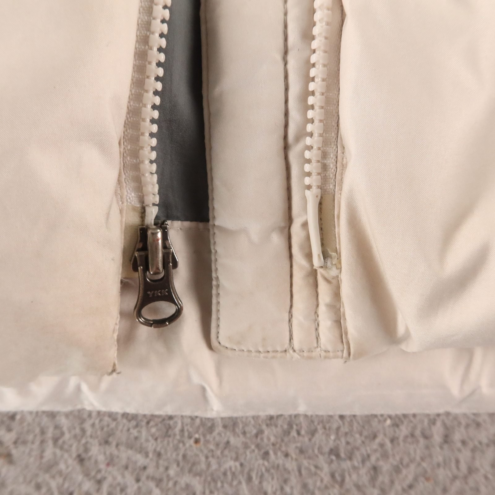Marmot Jacket Womens S Off White Quilted Polyester Duck Down Coat Puffer Jacket