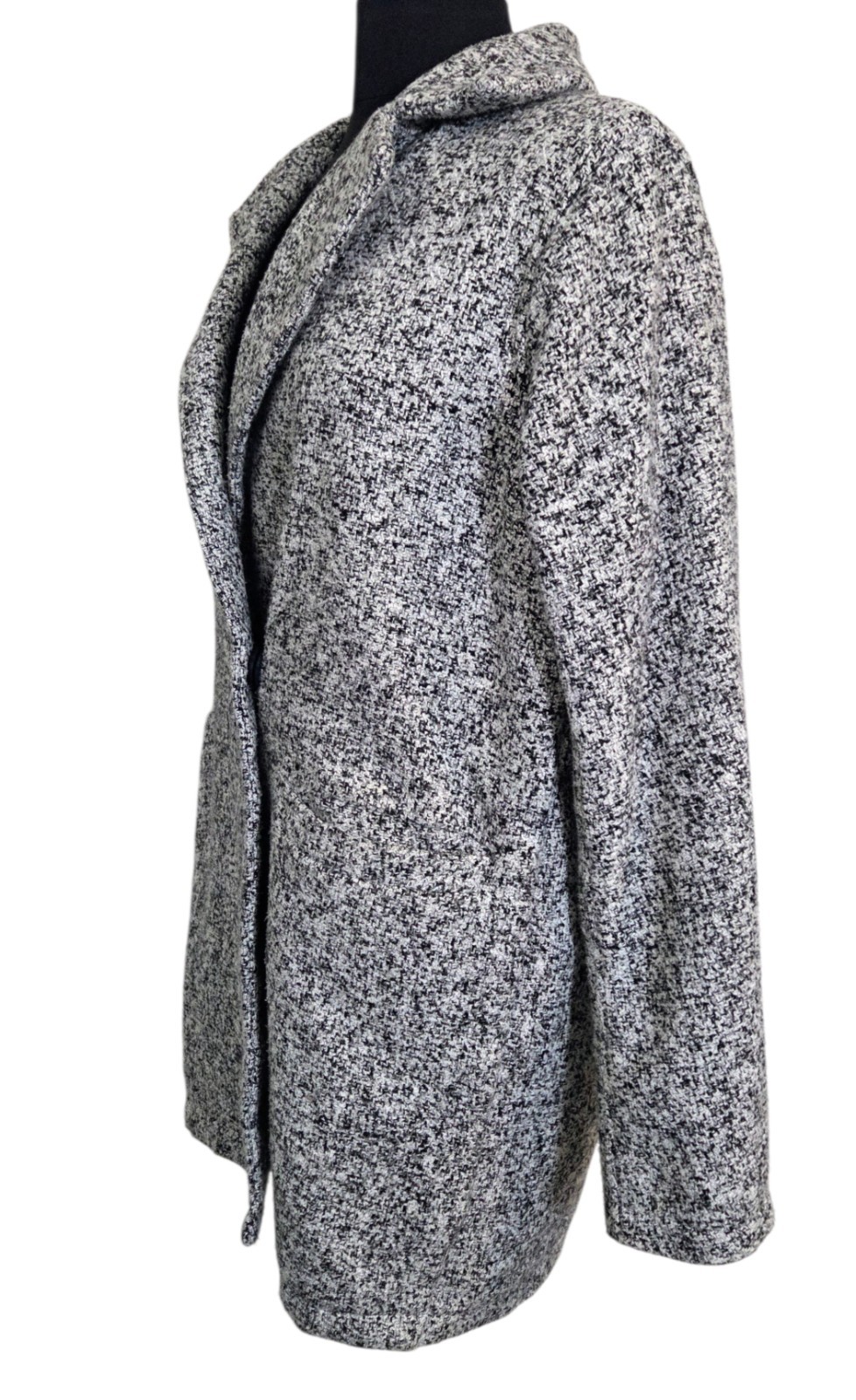 Steve Madden Women’s Tweed Coat Jacket Blazer Pockets Oversized Size Large M
