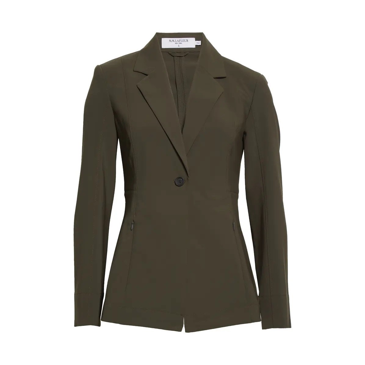 M.M. LaFleur The Moreland OrigamiTech Jacket Olive Green Women’s 12