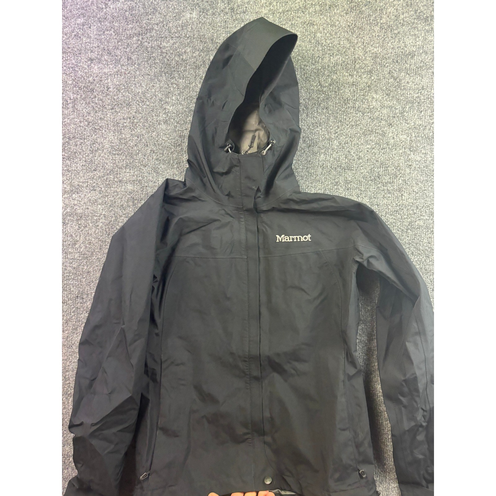 Marmot Gore-Tex Rain Jacket Womens XS Black Waterproof Hooded Shell