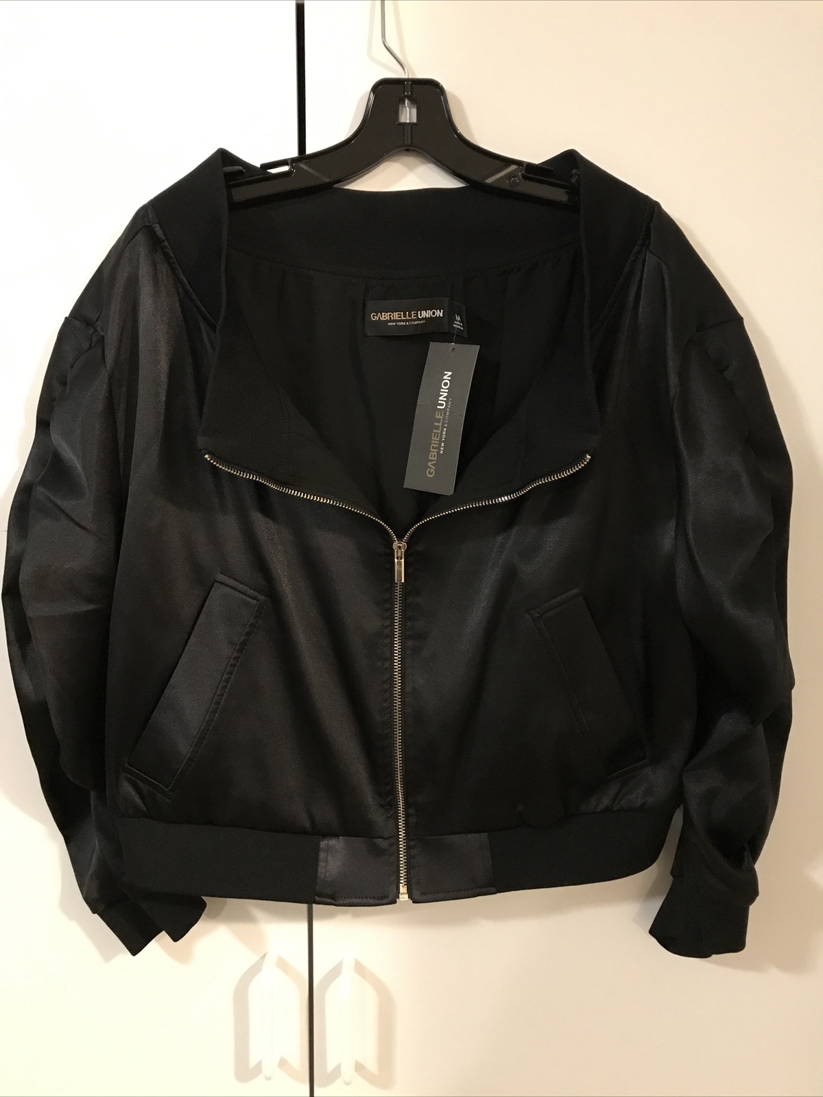 Gabrielle Union Medium Womens New York & Company Black Jacket NWT! M152