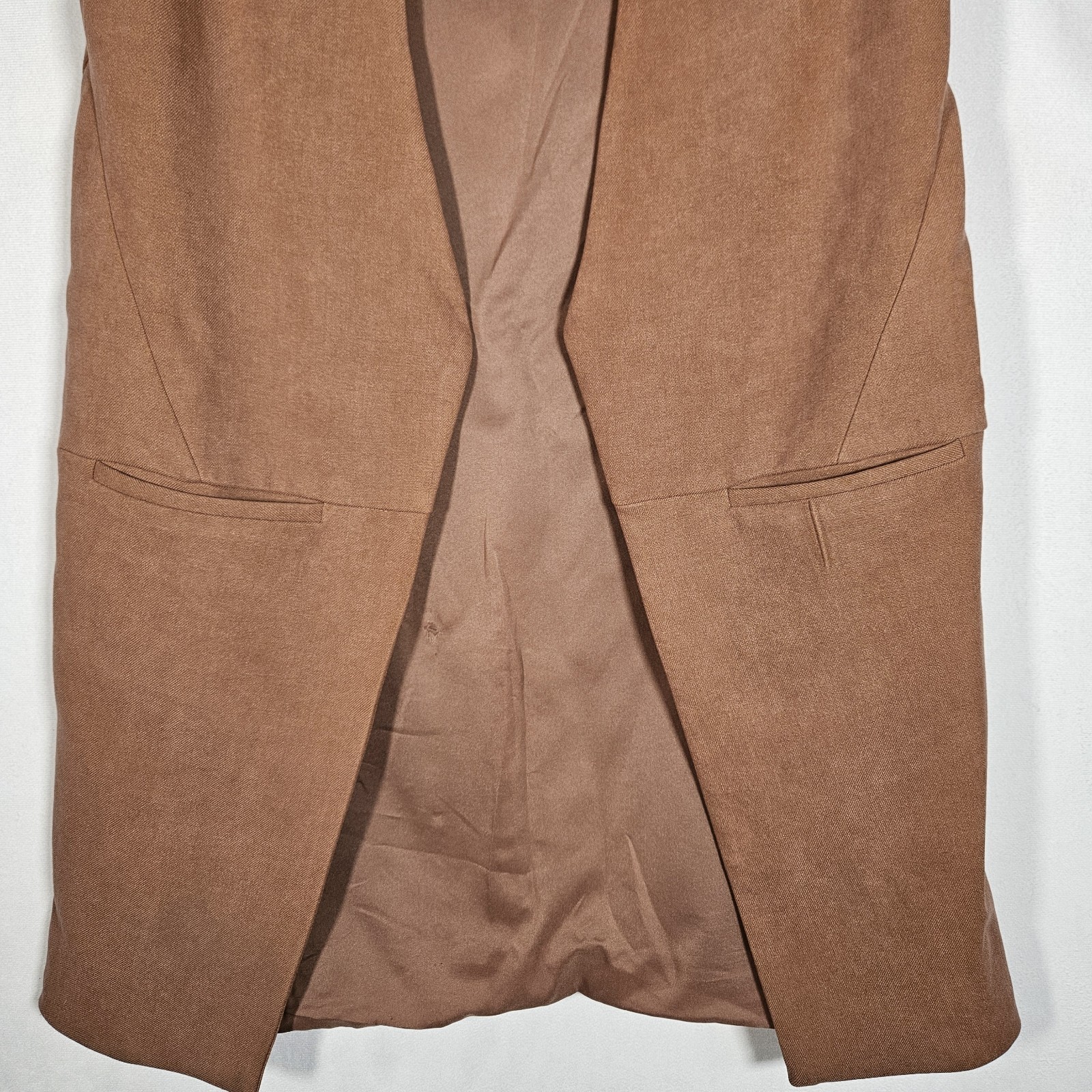 Wish Australia Vest Jacket Women’s AUS 8 XS The Arosa Vest Brown NWT Preppy Boho