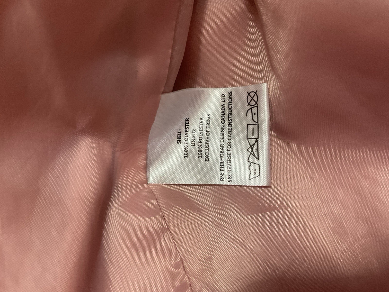 Catherine Malandrino Jacket Lightweight Solid Pink Size Small Women’s Hooded Zip