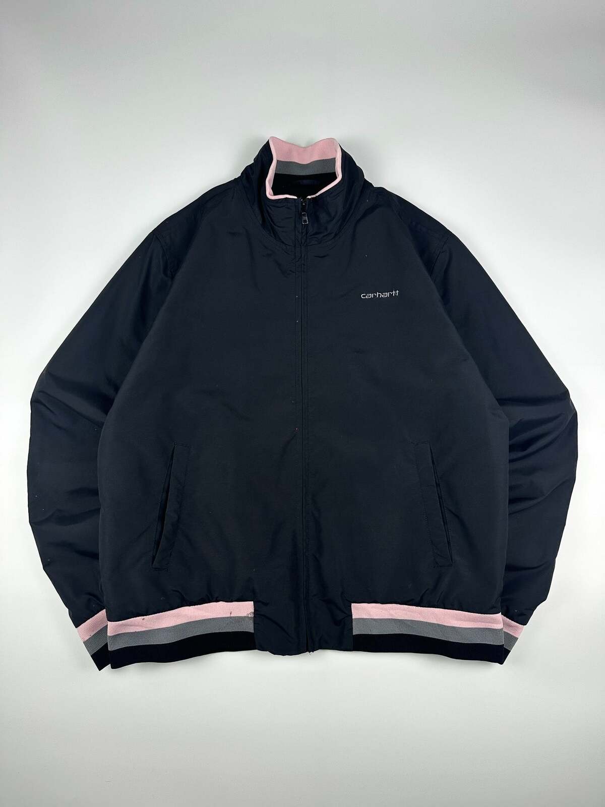 Vintage 00s 2005 Carhartt WIP Heavyweight Embroidered Fleece Lined Jacket L