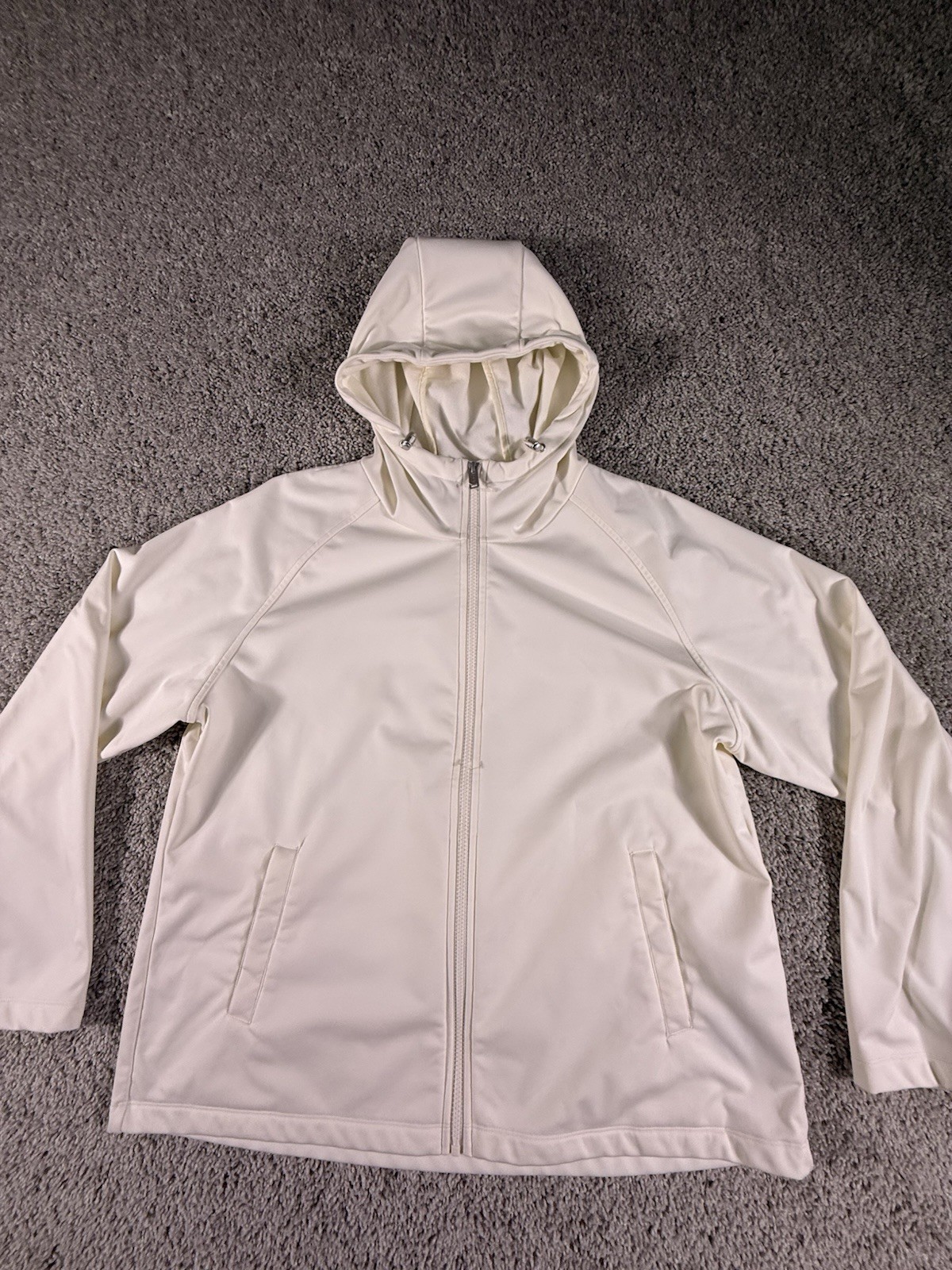 NWOT 32 Degrees Women’s Light Weight Fleece Line Hooded Jacket Full Zip Size L