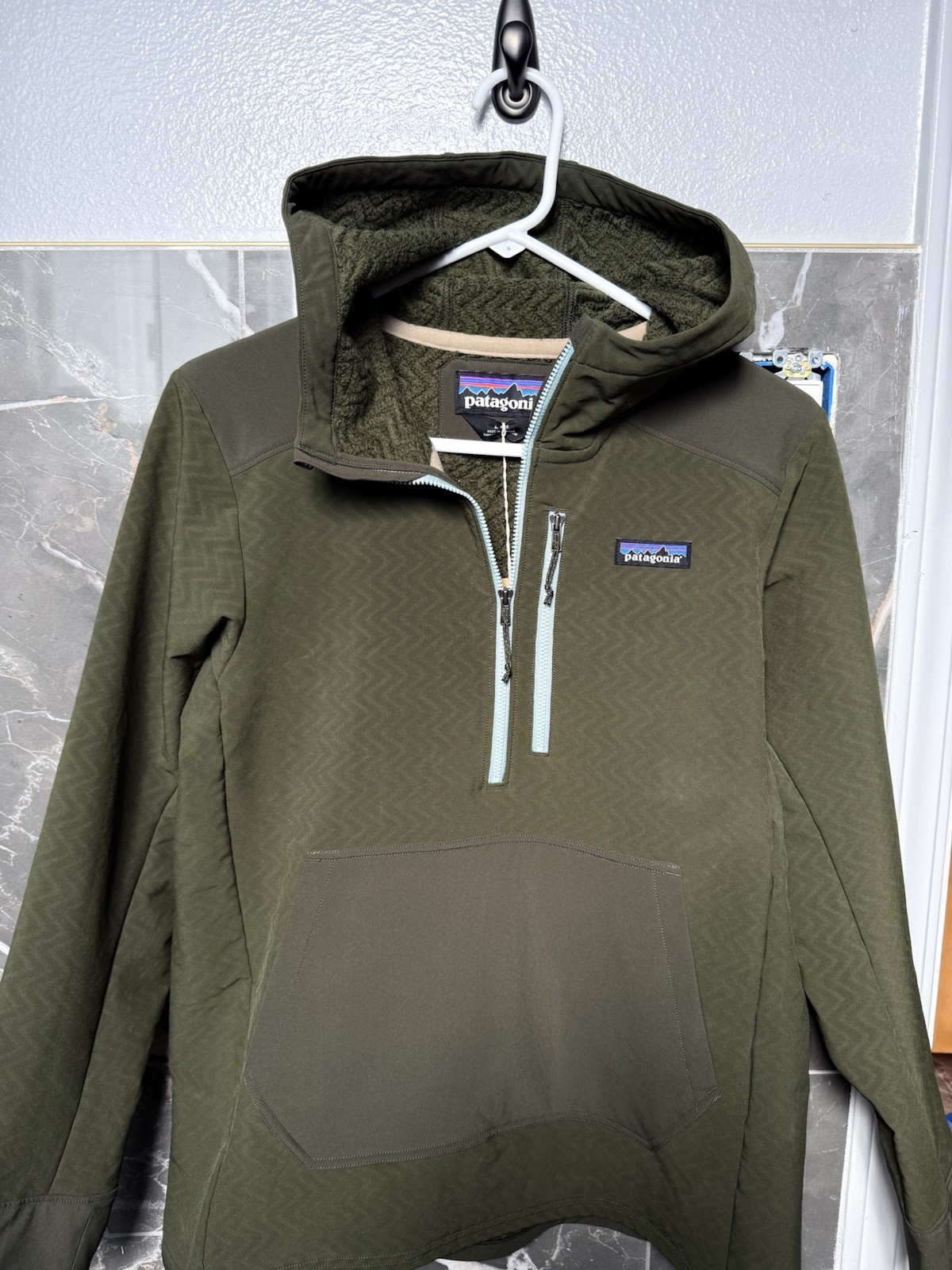 NWT PATAGONIA R2 Cross Strata Hoody Jacket Pullover Pine needle Green Medium