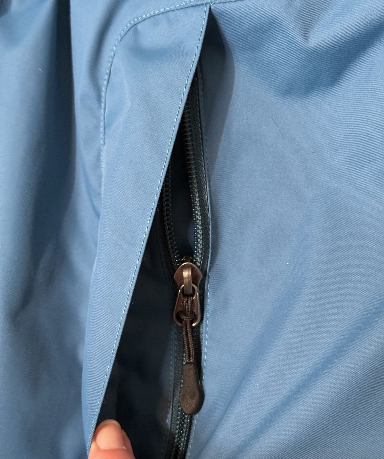 LL BEAN Women’s Winter Warmer Coat Blue Parka Hooded/Drawstring#271139 Sz XL-EUC