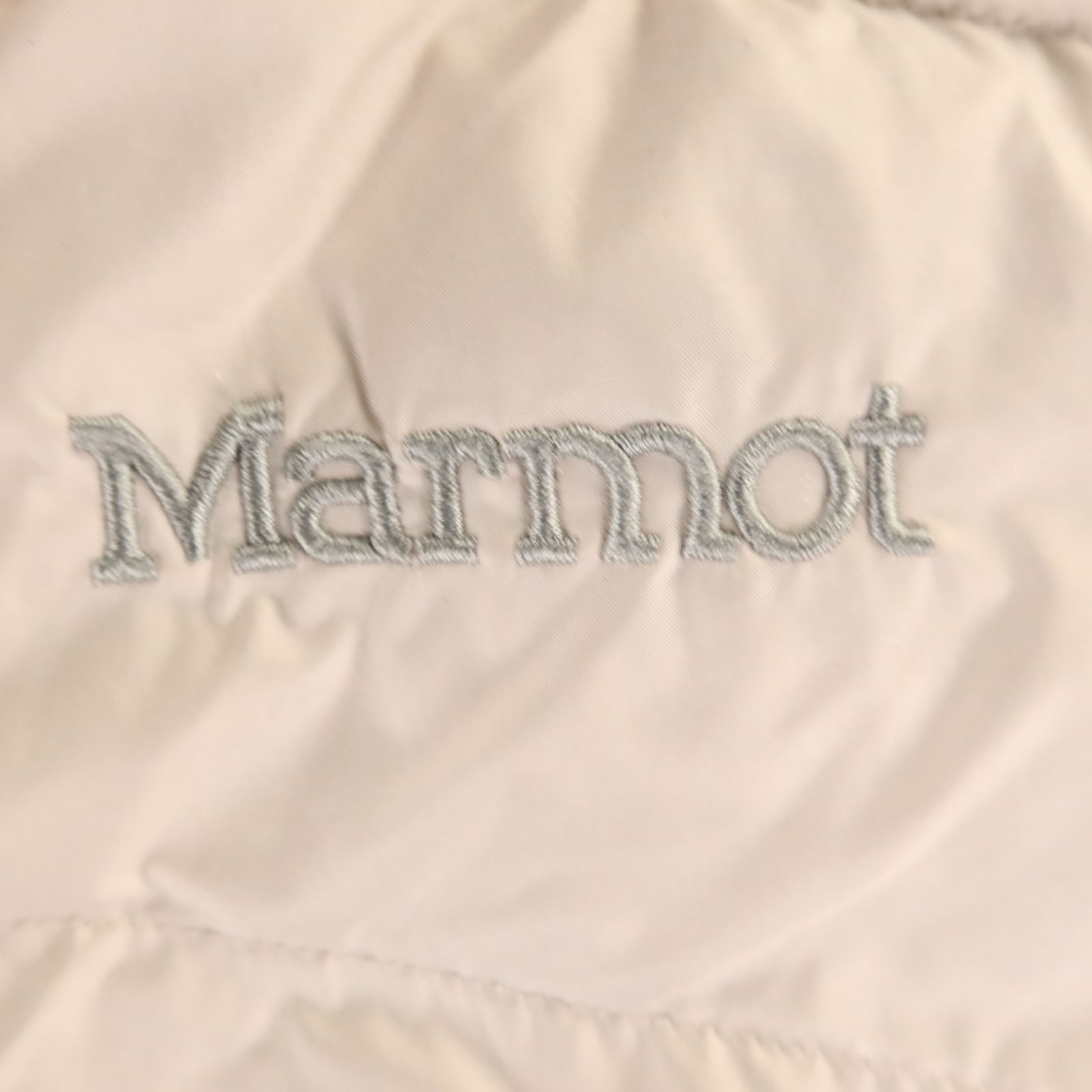 Marmot Jacket Womens S Off White Quilted Polyester Duck Down Coat Puffer Jacket