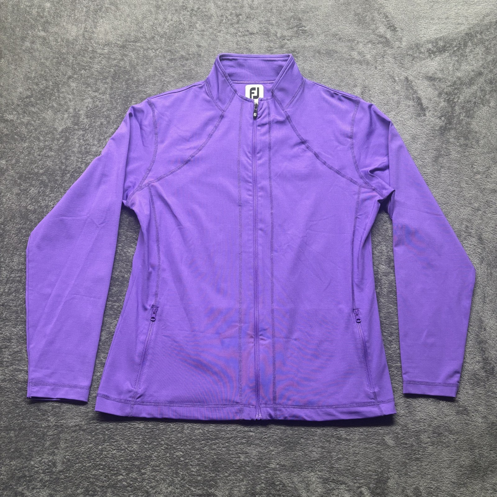 FootJoy Jacket Womens Large Purple Full Zip Stretch Training Athletic Golf