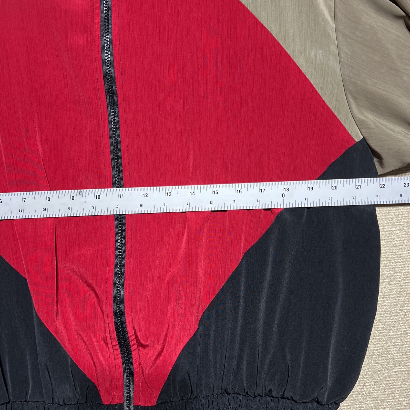 Vintage S.G. Sport Collection Women’s 3x Windbreaker Color Block Full Zip