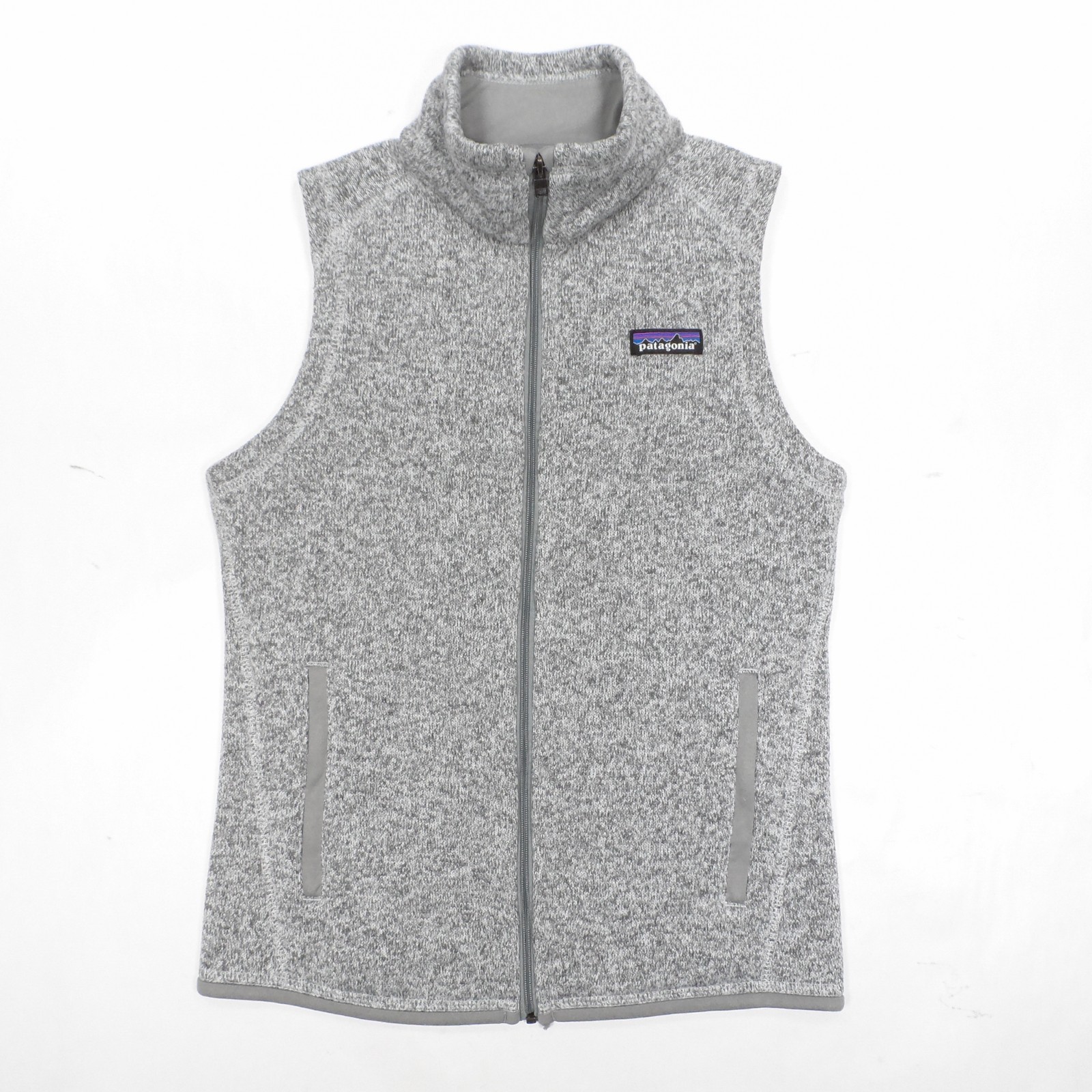 Patagonia Better Sweater Birch White Gray Fleece Full Zip Vest – XS Extra Small
