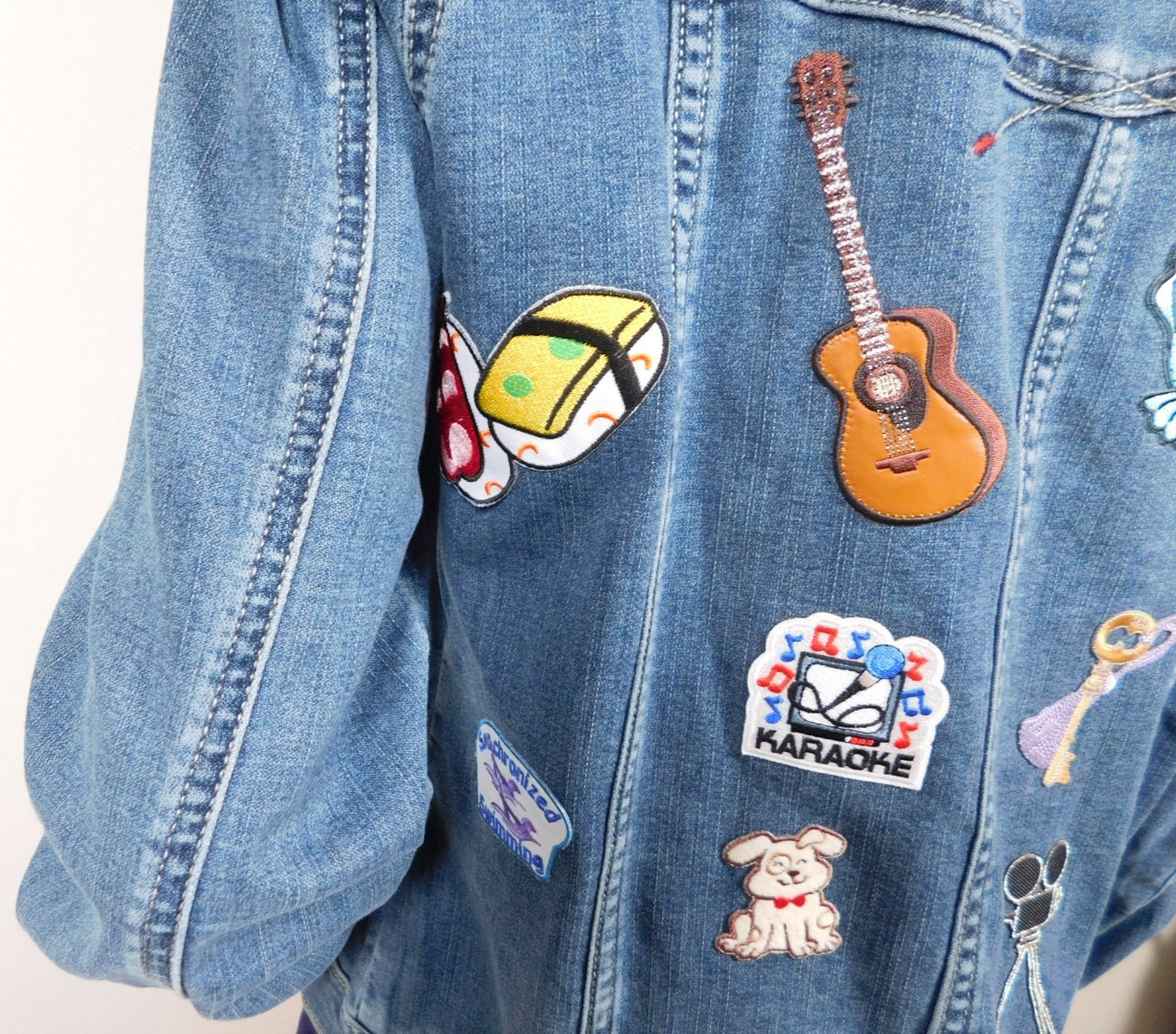 Wrangler Authentics Women’s Blue Denim Jean Jacket Size Medium