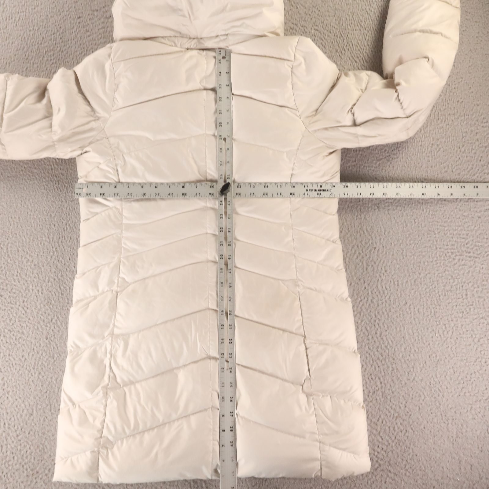 Marmot Jacket Womens S Off White Quilted Polyester Duck Down Coat Puffer Jacket