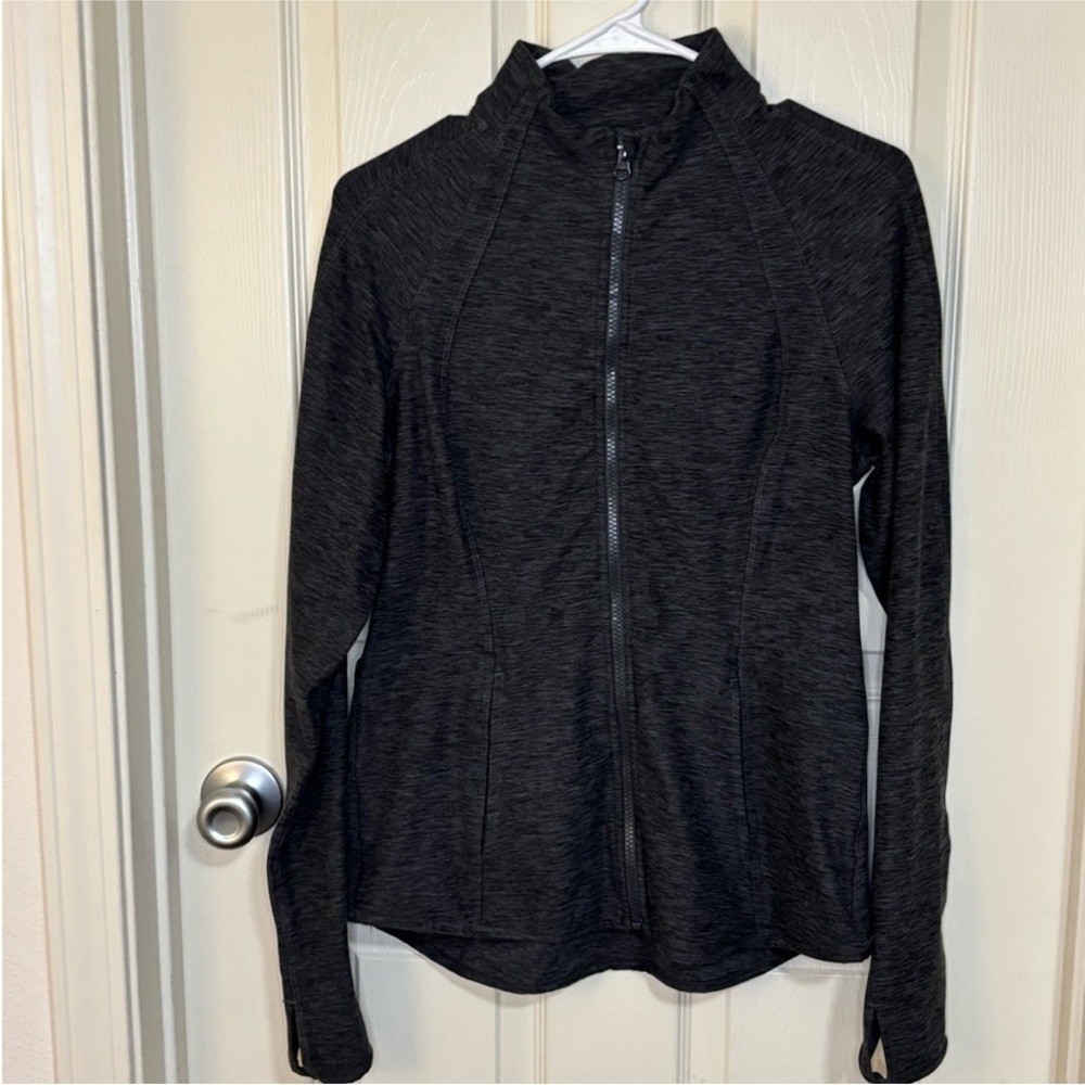 Yogalicious Lux Zip Jacket Dark Charcoal L | Active Stretch Layer