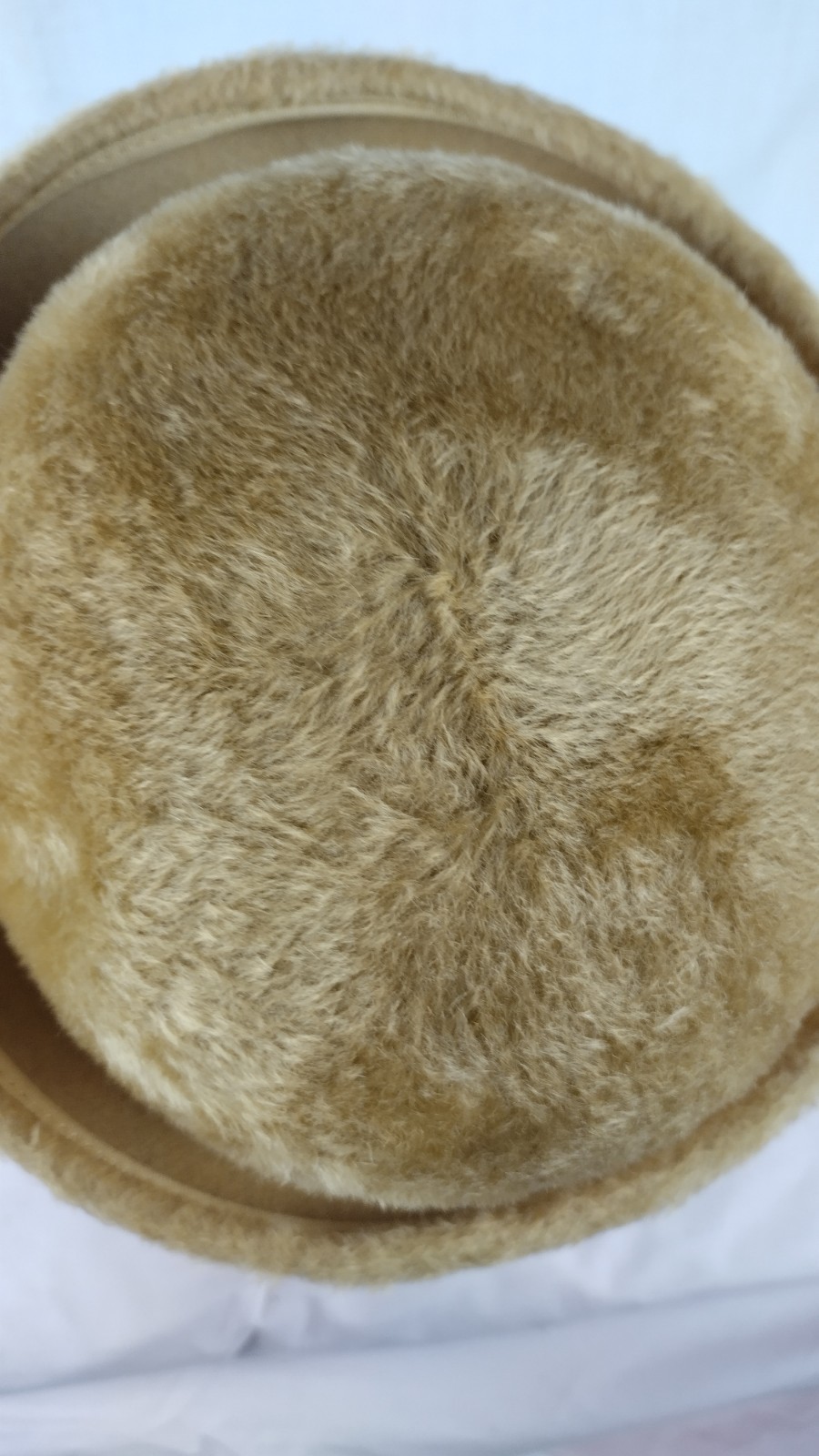 Vintage MCM Jean Arlett 1950s Fur City Australia Fashion Hat Satin Velvet Band