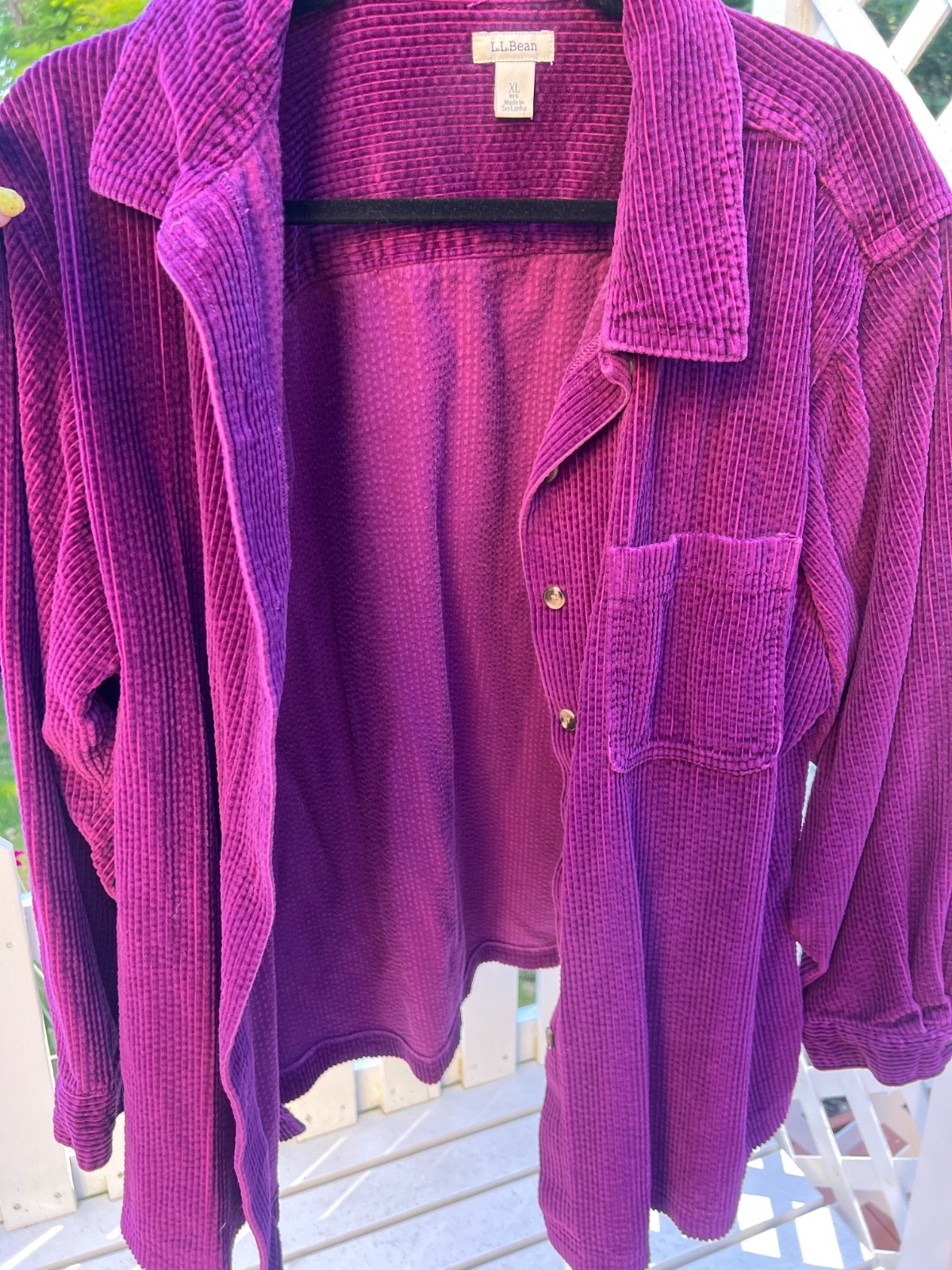 L.L Bean jacket women’s corduroy XL