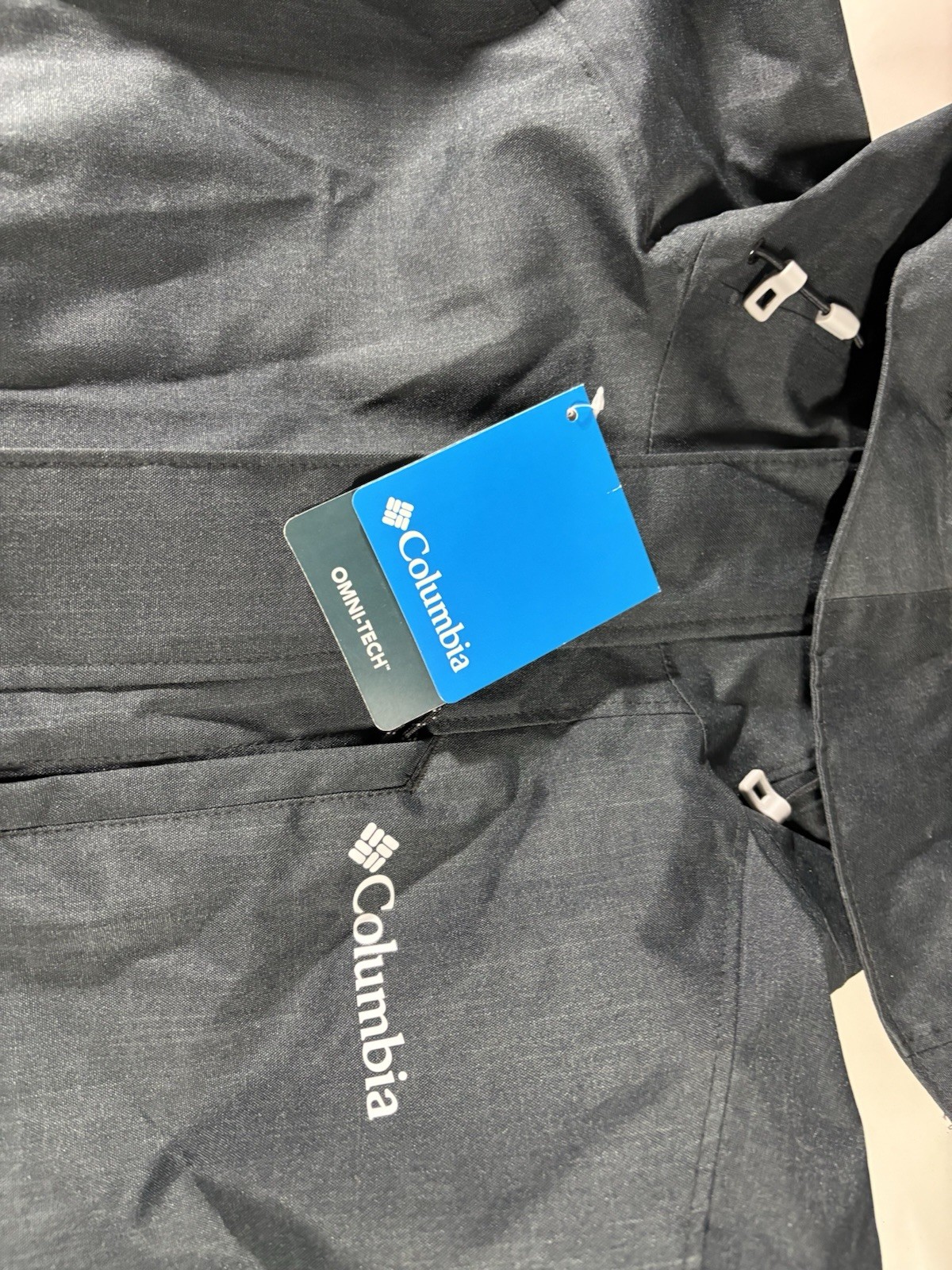 Columbia Nordic Point Interchange Jacket Womens M Black Hooded Omni Heat NEW