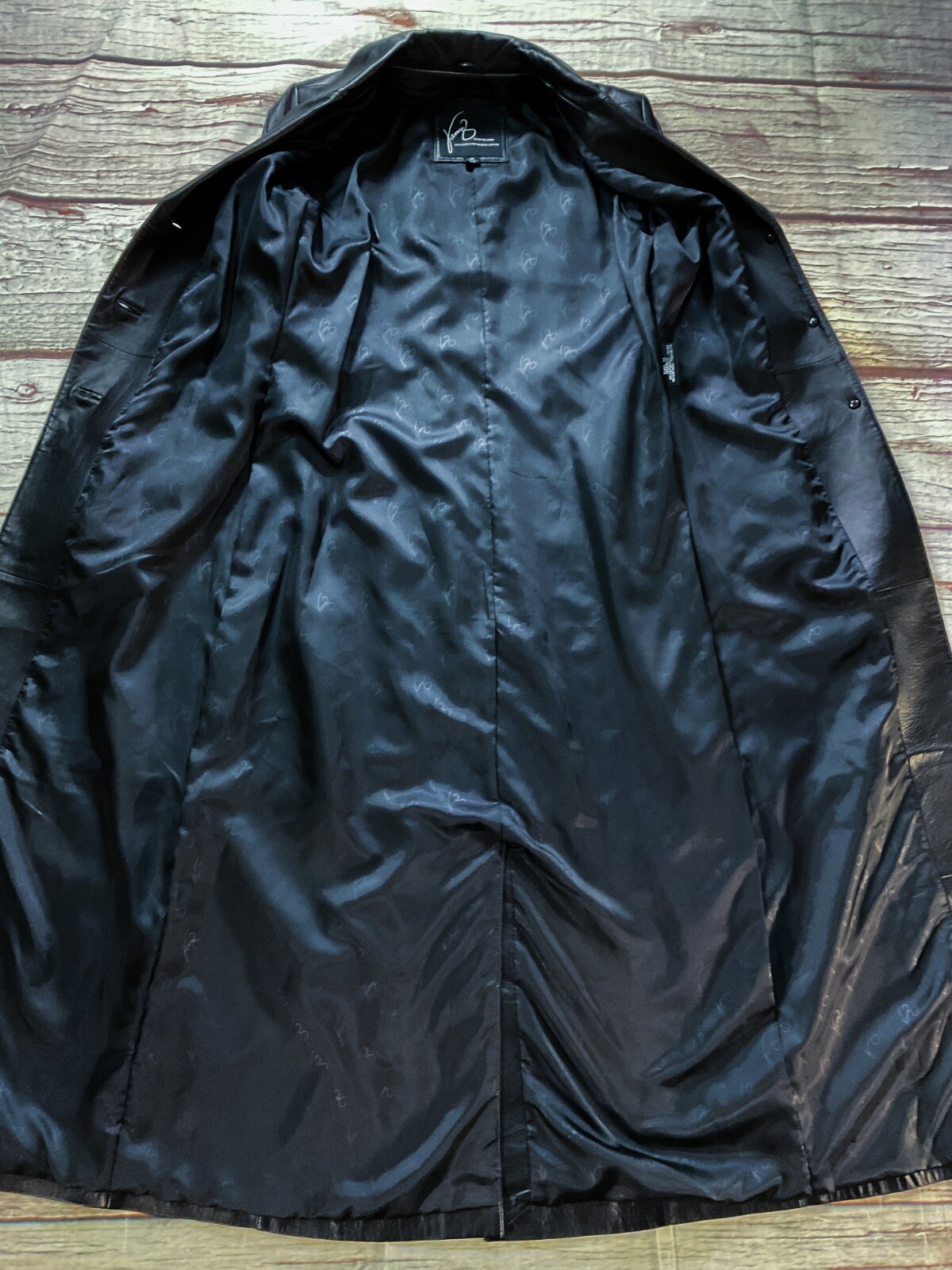 Wilsons Womens Coat size M Medium Black Full Length Leather Lined Lighter Weight