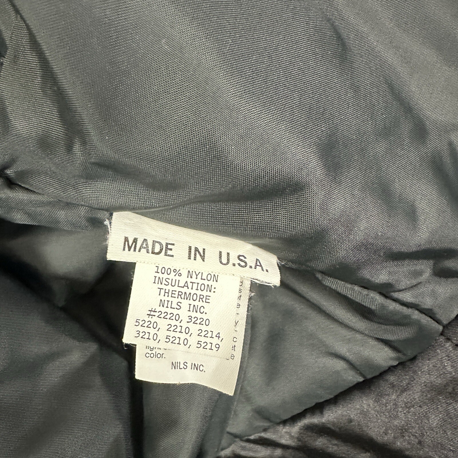 Vintage 1980’s NILS Women’s Batwing Ski Jacket Size 10 Black Nylon Made In USA