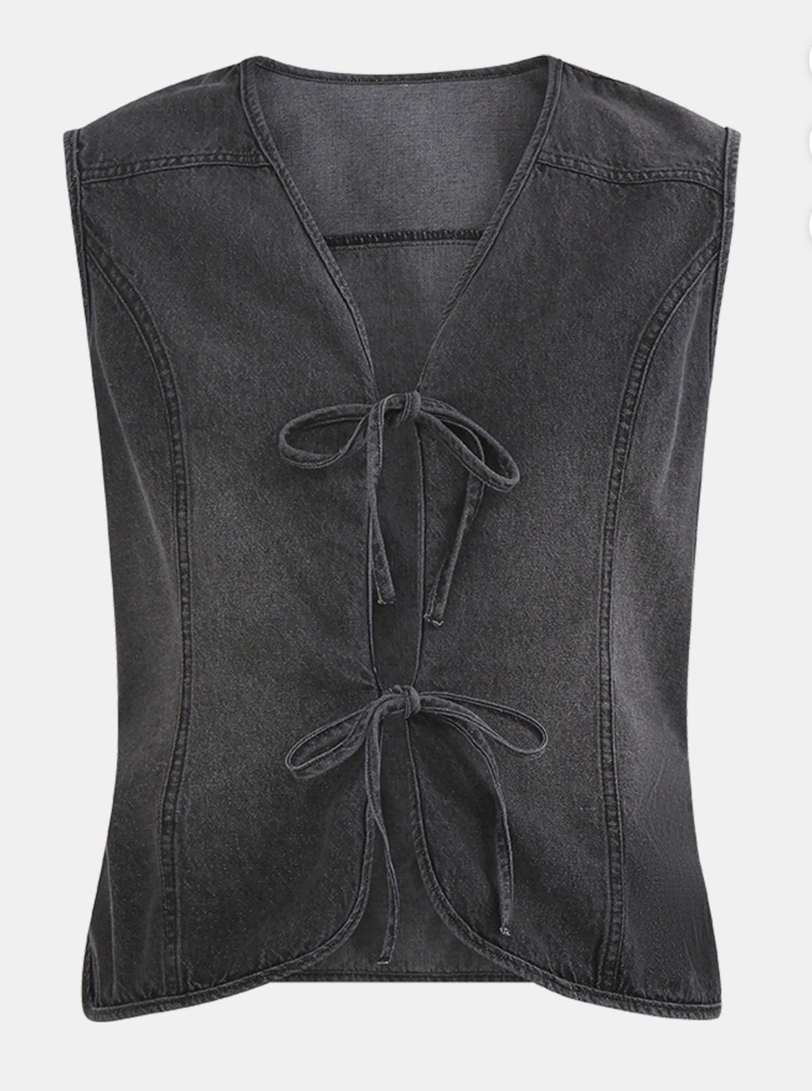 New No Boundaries Women’s Denim Vest, SIZE (L-XL, XXL-XXXL) COLORS (Black, Blue)