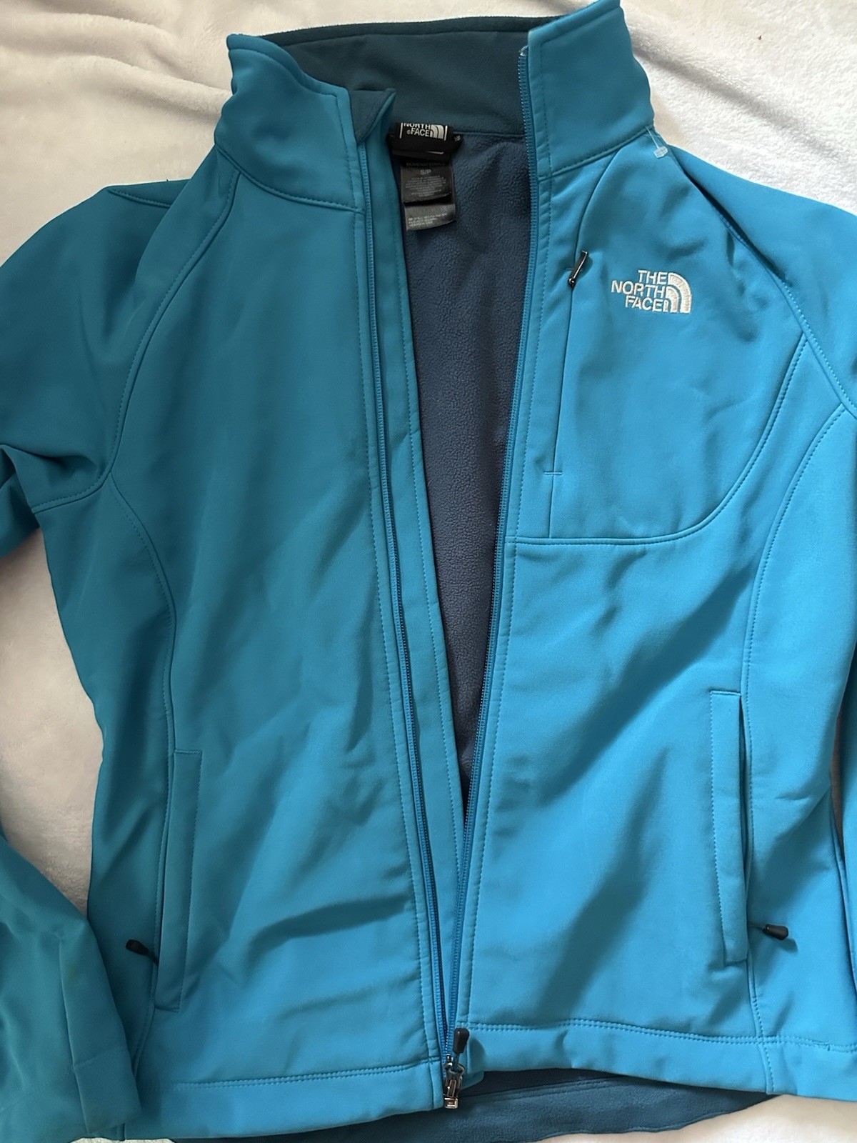 The North Face Apex Bionic Women’s Blue Full Zip Jacket w/ Pockets Size S