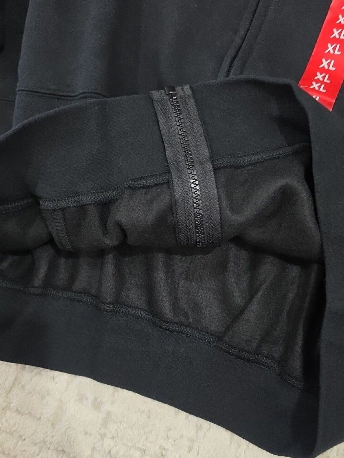 Spalding Black Full-Zip Jacket with Orange Logo