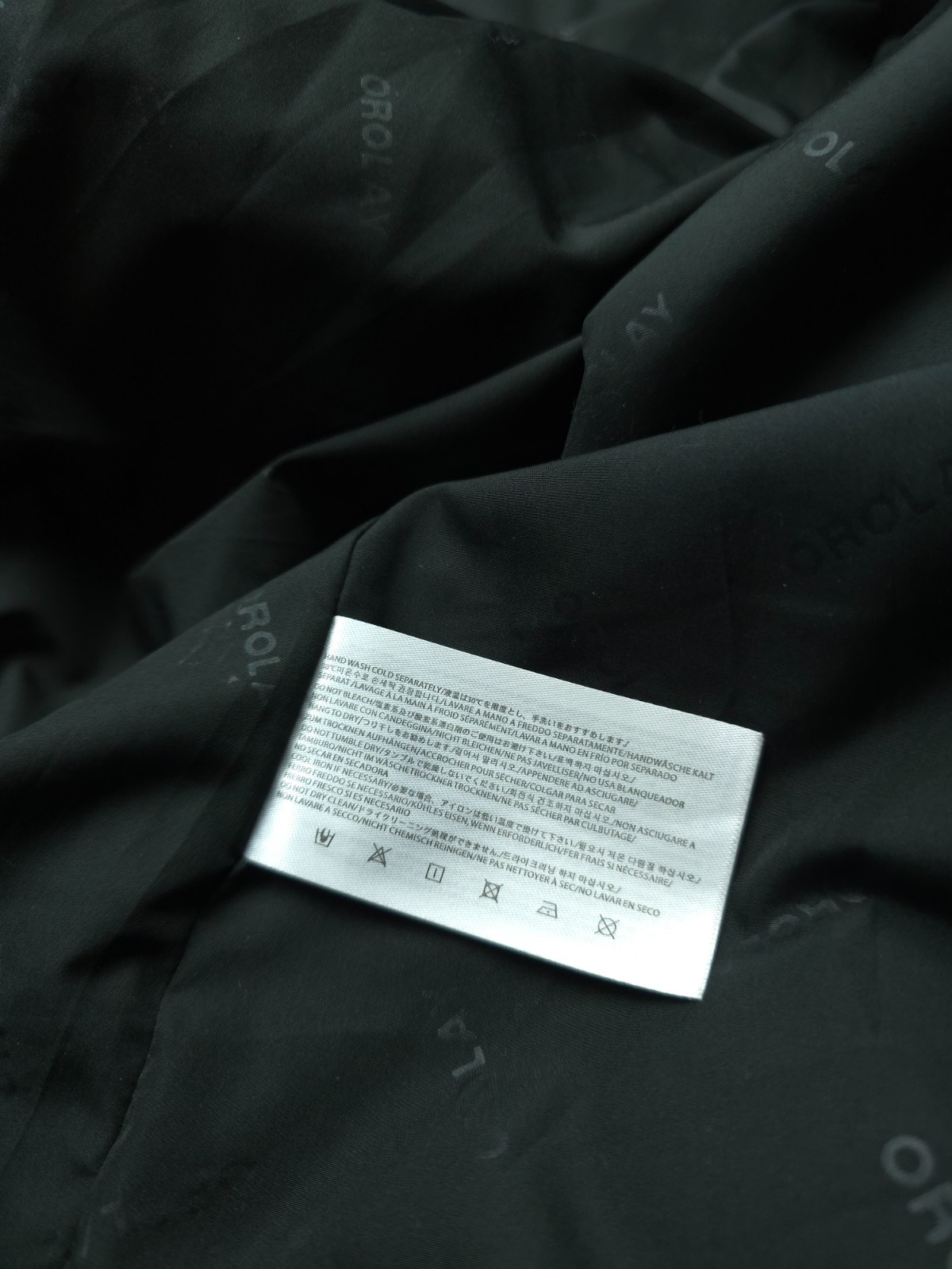 Orolay Womens XL Gray Down Mid Length Coat Zip Up Hooded Winter Jacket EUC